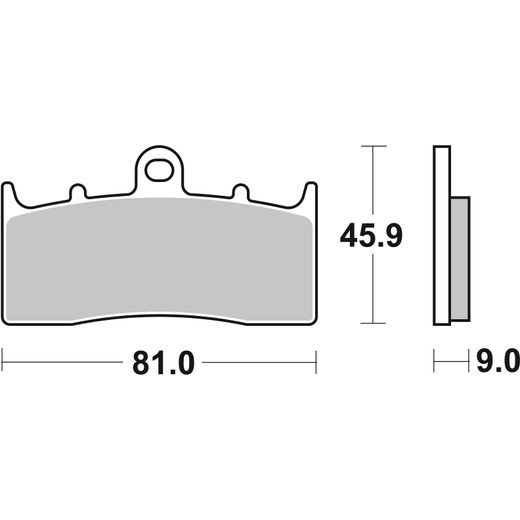 BRZDOVÉ DESTIČKY BREMBO 07GR6207 CC ROAD