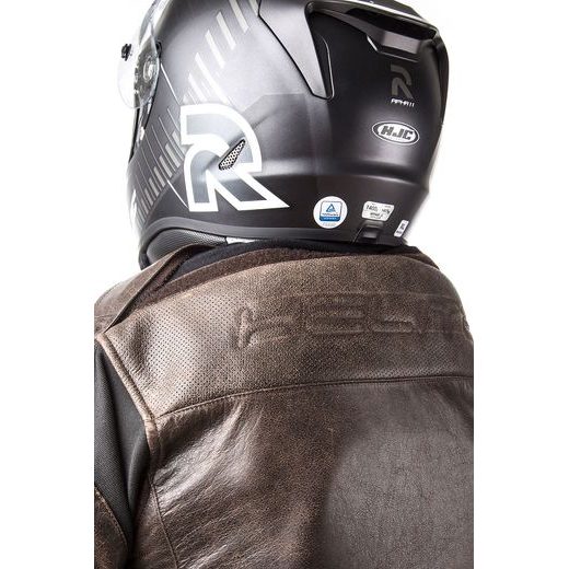 KOŽENÁ AIRBAGOVÁ BUNDA HELITE ROADSTER HNĚDÁ