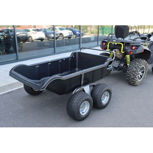 SHARK ATV GARDEN 680 4 KOLOVÝ VOZÍK ZA ČTYŘKOLKU ČERNÝ