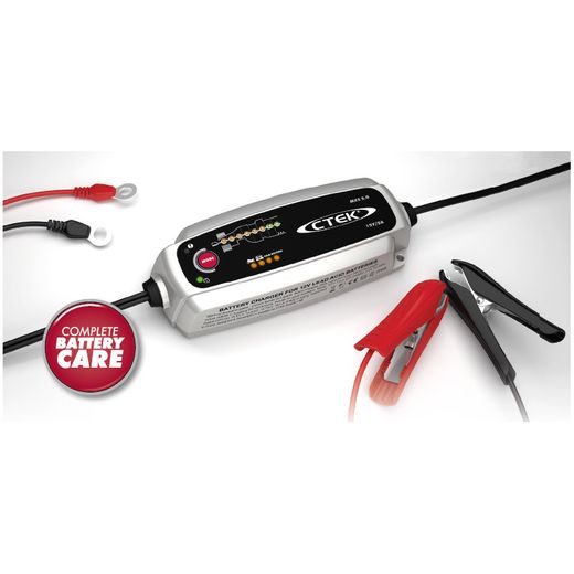 NABÍJEČKA CTEK MXS 5.0 NEW S TEPLOTNÍM ČIDLEM 12 V, 120 AH, 5 A