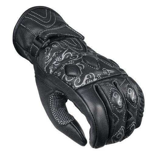 WOLF FIORI GREY DÁMSKÉ KOŽENÉ RUKAVICE NA MOTORKU