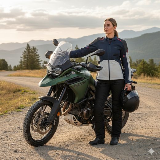 DÁMSKÁ BUNDA IXS TOURSTER-BIG AIR 1.0 X2-161605 SVĚTLE ŠEDÁ-MODRÁ-ČERVENÁ