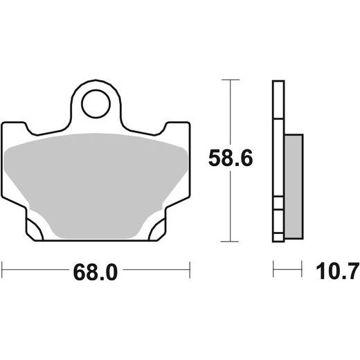 BRZDOVÉ DESTIČKY BREMBO 07YA1011 CC ROAD