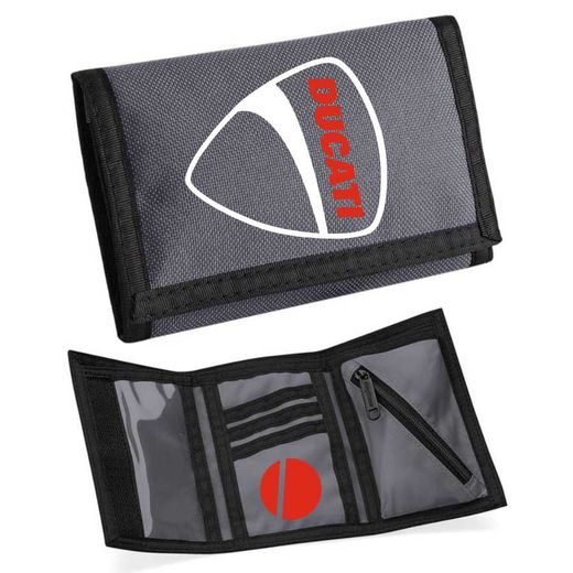 MOTO PENĚŽENKA S MOTIVEM DUCATI 1 - ŠEDÁ