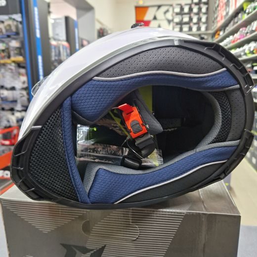 INTEGRÁLNÍ HELMA AXXIS EAGLE SV LESKLÁ BÍLÁ