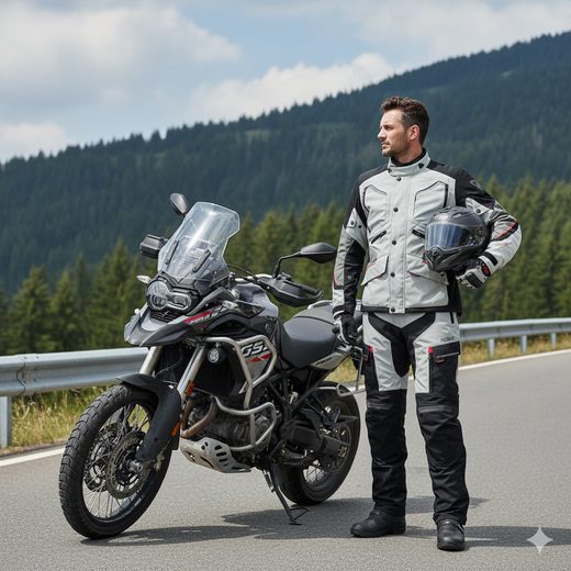 BUNDA NA MOTORKU NERVE GOLDEN TOUR BLACK/WHITE