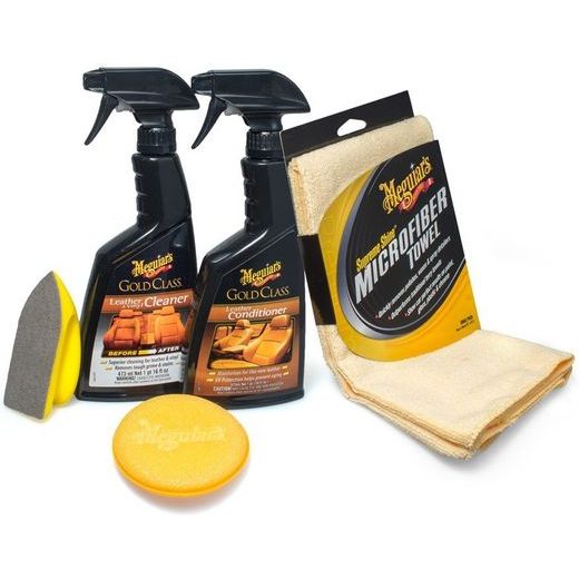 MEGUIAR'S HEAVY DUTY LEATHER CARE KIT - KOMPLETNÍ SADA NA ČIŠTĚNÍ A OCHRANU KOŽENÝCH POVRCHŮ