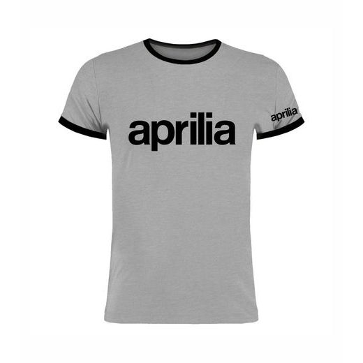 PÁNSKÉ TRIKO S MOTIVEM APRILIA - ŠEDÉ