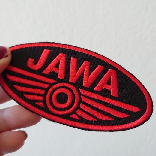 NÁŠIVKA S MOTIVEM JAWA - ČERNÁ