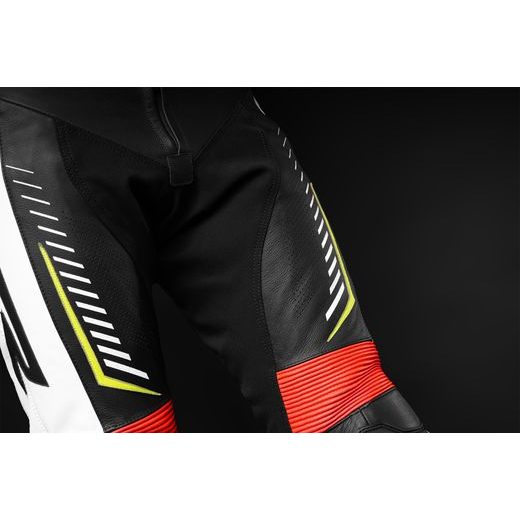 KOŽENÉ KALHOTY NA MOTORKU 4SR TR 3 EVO NEON