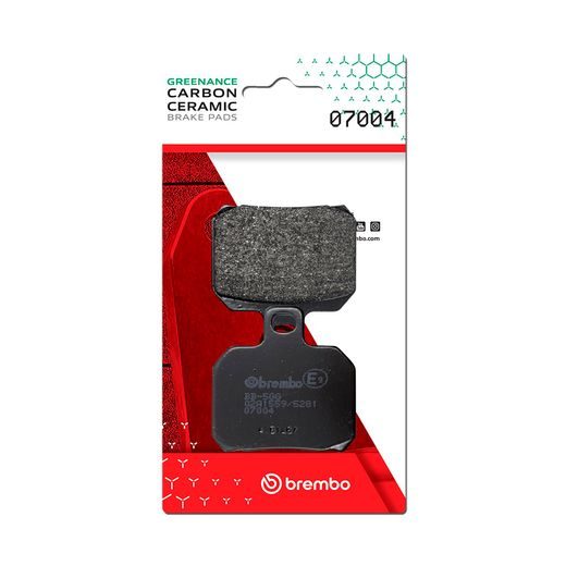 BRZDOVÉ DESTIČKY BREMBO 07004 BRZDOVÉ DESTIČKY PRO SKÚTRY CC