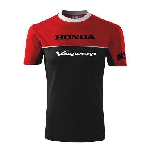 PÁNSKÉ TRIKO S MOTIVEM HONDA VARADERO - ČERVENO/ČERNÉ