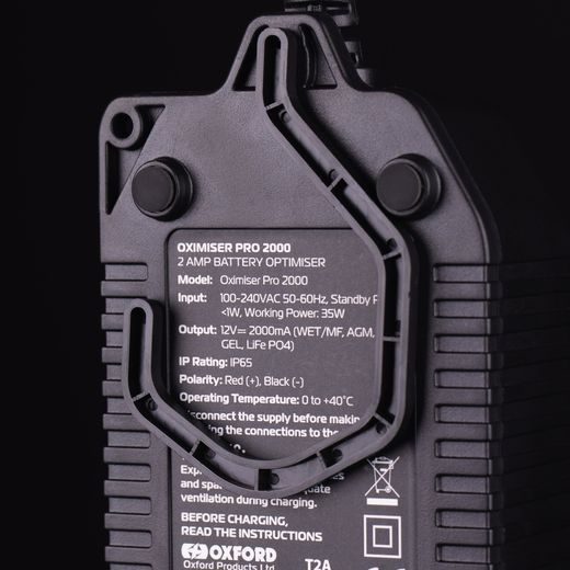 MOTO NABÍJEČKA OXIMISER PRO 2000, OXFORD (2A, 12V, 8-80AH)