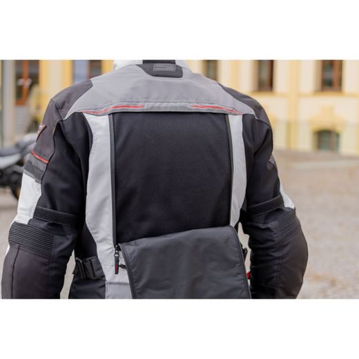 PÁNSKÁ TEXTILNÍ MOTO BUNDA SPARK NEVADA - ŠEDÁ