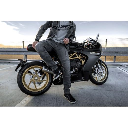 KEVLAROVÉ JEANSY 4SR CLUB SPORT GREY