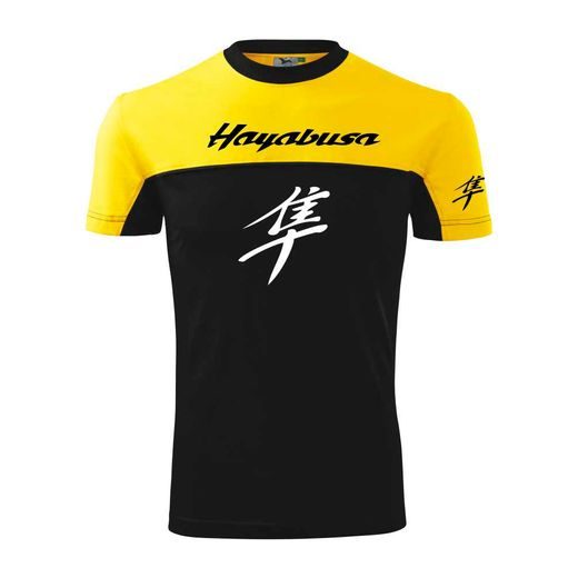 PÁNSKÉ TRIKO S MOTIVEM SUZUKI HAYABUSA - ŽLUTÉ/ČERNÉ