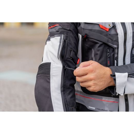 PÁNSKÁ TEXTILNÍ MOTO BUNDA SPARK NEVADA - ŠEDÁ