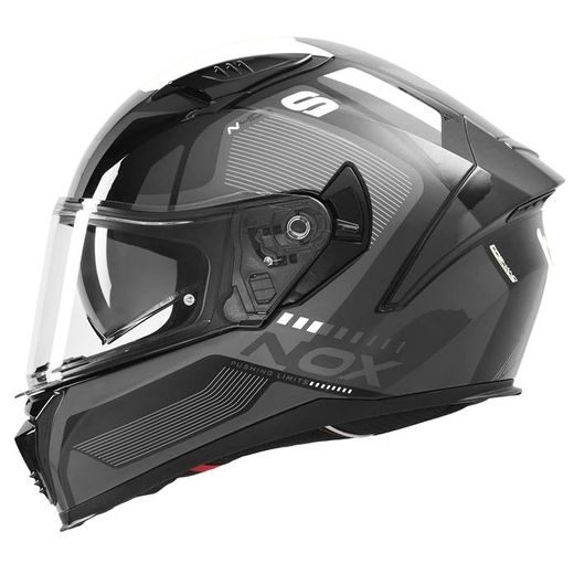 PŘILBA NA MOTORKU NOX N402 MENTOR ČERNÁ/BÍLÁ