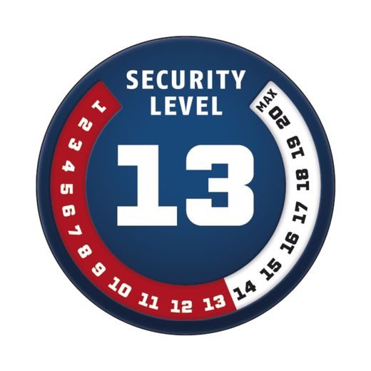 ZÁMEK KOTOUČE ABUS DETECTO 7000 RS1 SONIC RED