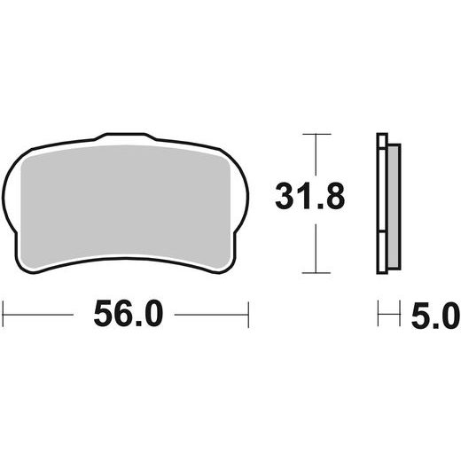 BRZDOVÉ DESTIČKY BREMBO 07GR84CC CC ROAD