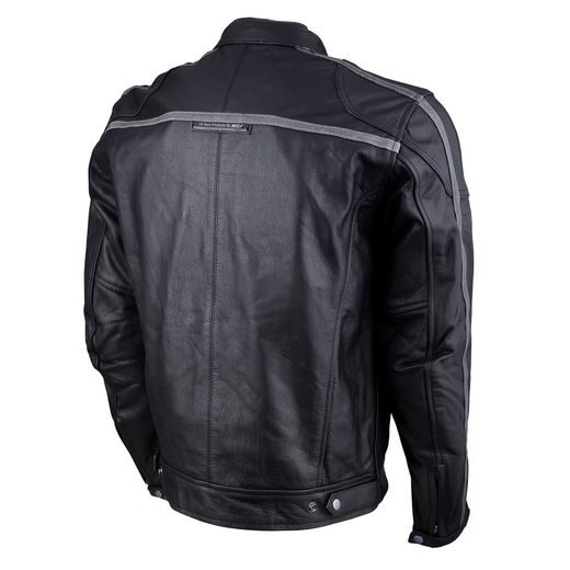 KOŽENÁ BUNDA NA MOTORKU WOLF FANTOM BLACK