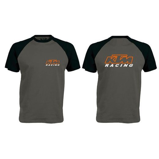 PÁNSKÉ TRIKO S MOTIVEM KTM RACING 6 - ČERNO/ŠEDÉ