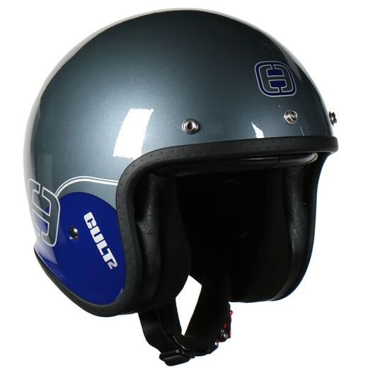 JET HELMA NA MOTORKU SE SLUNEČNÍ CLONOU SPEEDS CULT 2 - GRAPHIC TITAN/MODRÁ/STŘÍBRNÁ LESKLÁ