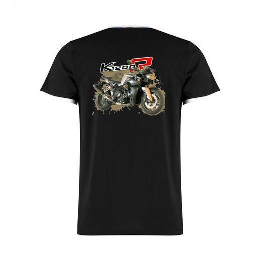 PÁNSKÉ TRIKO S MOTIVEM BMW K1200 R - ČERNÉ