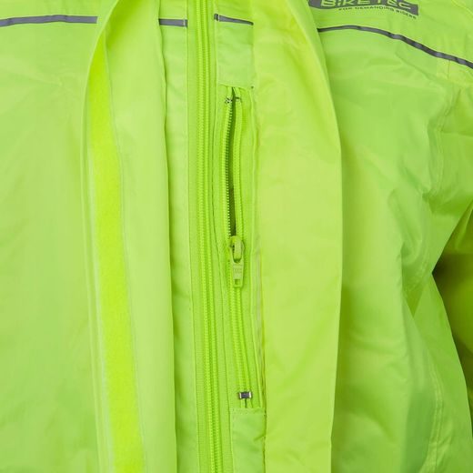 NEPROMOKAVÁ BUNDA NA MOTORKU BIKETEC FLUO