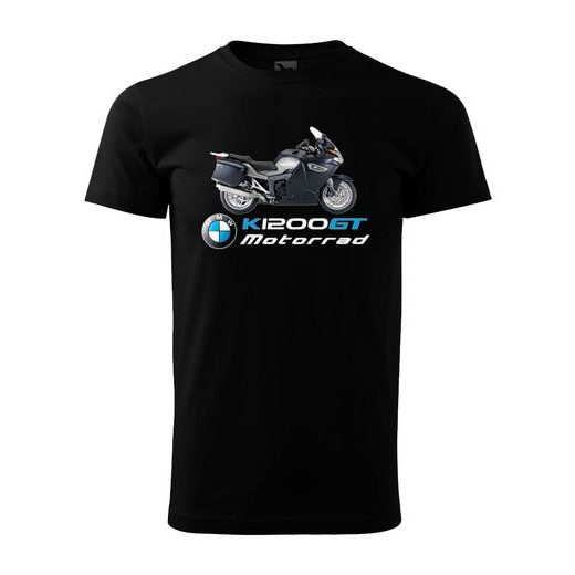 PÁNSKÉ TRIKO S MOTIVEM BMW K1200 GT - ČERNÉ