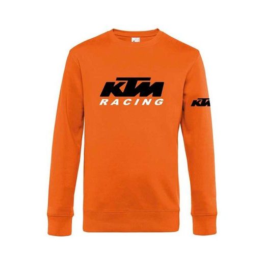 PÁNSKÁ MIKINA S MOTIVEM KTM RACING - ORANŽOVÁ