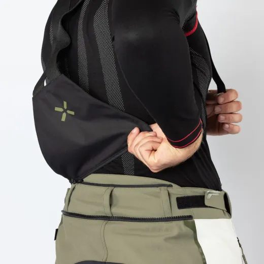 KALHOTY S LAMINOVANOU MEMBRÁNOU IXS VENTURE-GTX 1.0 X2-005405 ŠEDO-OLIVOVĚ ZELENÝ