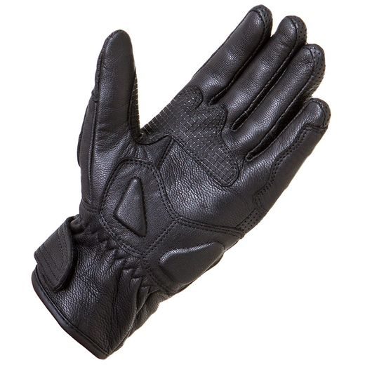 WOLF KNIGHT BLACK KOŽENÉ RUKAVICE NA MOTORKU