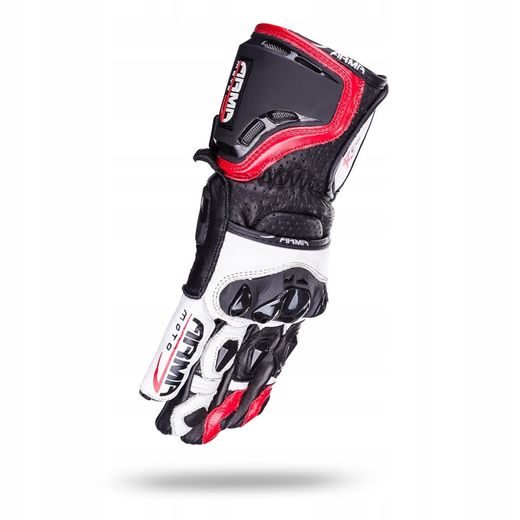 WOLF RAIDEN RED KOŽENÉ SPORTOVNÍ RUKAVICE NA MOTORKU