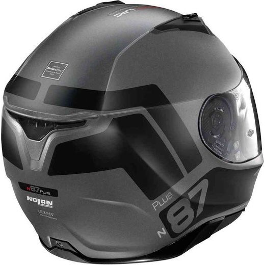 NOLAN N87 PLUS DISTINCTIVE N-COM METAL GREY/BLACK 21