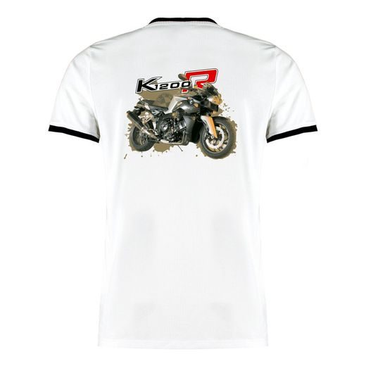 PÁNSKÉ TRIKO S MOTIVEM BMW K1200 R - BÍLÉ