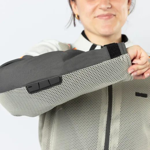 DÁMSKÁ BUNDA IXS TOURSTER-BIG AIR 1.0 X2-161605 TMAVĚ ŠEDÁ-OPATSKÝ KÁMEN-ORANŽOVÁ