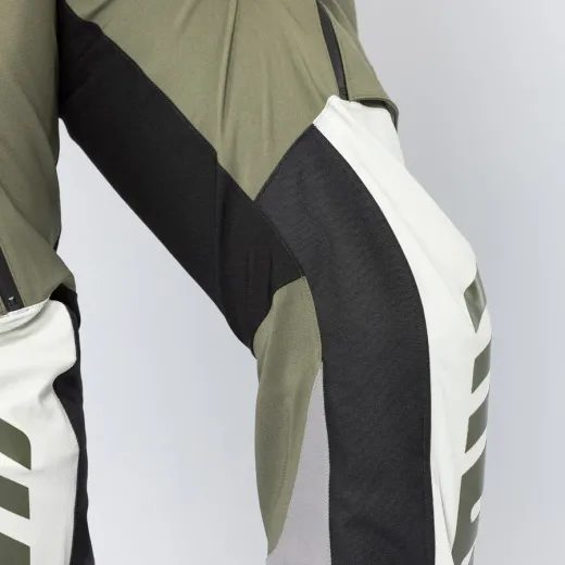 DÁMSKÉ KALHOTY S LAMINOVANOU MEMBRÁNOU IXS VENTURE-STX 1.0 X2-015605 OLIVOVÁ-SVĚTLE ŠEDÁ