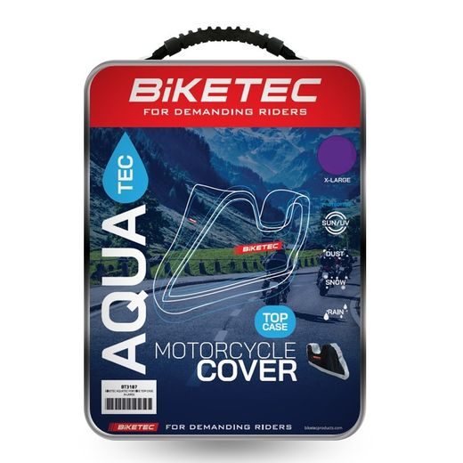 PLACHTA NA MOTORKU S TOP BOXEM BIKETEC AQUATEC