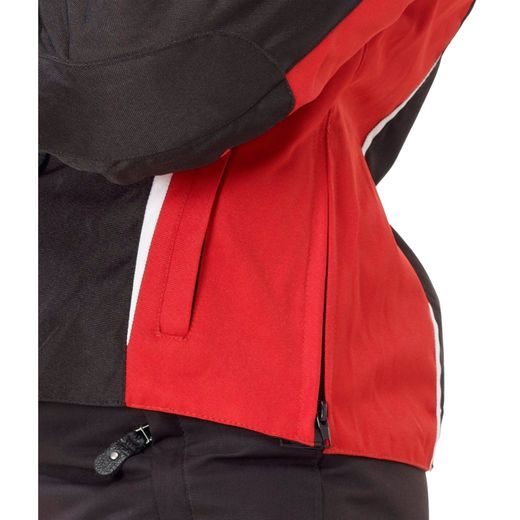 DÁMSKÁ BUNDA NA MOTORKU NERVE UNIQUE STAR RED