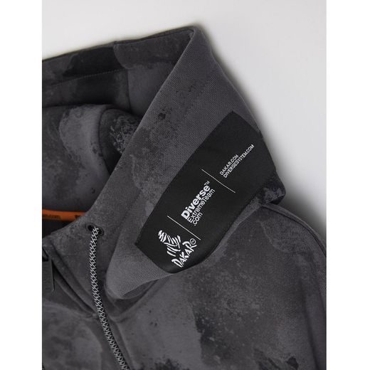 DIVERSE EXTREME TEAM - DAKAR RALLY MIKINA ZIP H24 BLACK/GREY
