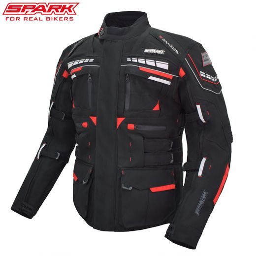 PÁNSKÁ TEXTILNÍ MOTO BUNDA SPARK AVENGER EVO BLACK