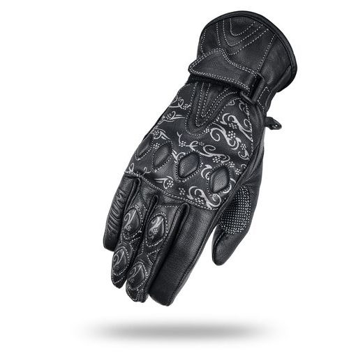 WOLF FIORI GREY DÁMSKÉ KOŽENÉ RUKAVICE NA MOTORKU