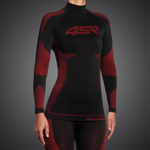 4SR DÁMSKÉ FUNKČNÍ TRIKO LADIES SEAMLESS SHIRT RED