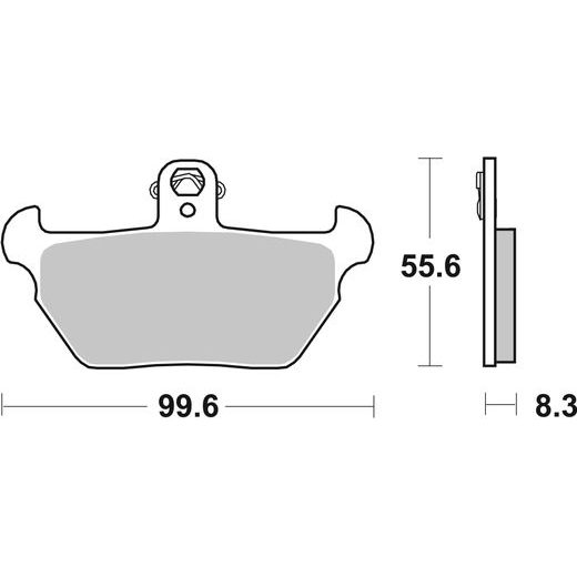 BRZDOVÉ DESTIČKY BREMBO 07BB22SA