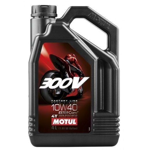 MOTUL 300V 4T FACTORY LINE 10W40 ROAD RACING 4L