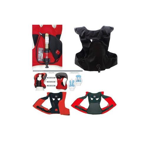 ZÁVODNÍ AIRBAGOVÁ VESTA HIT-AIR RS-1 ČERNÁ