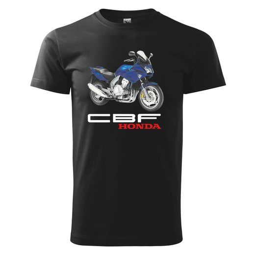 PÁNSKÉ TRIKO S MOTIVEM HONDA CBF - ČERNÉ
