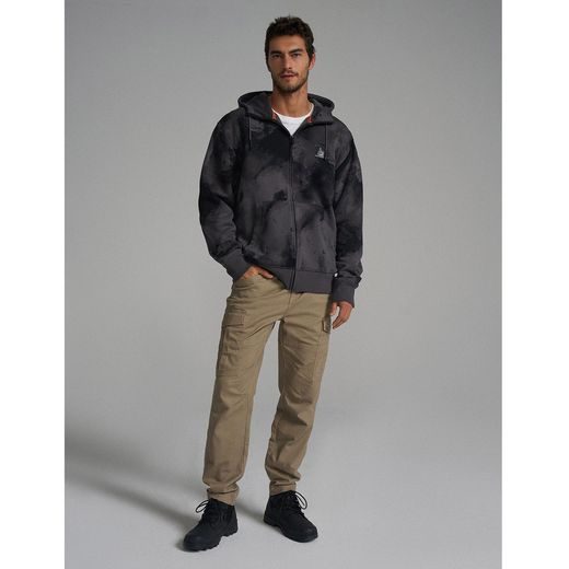 DIVERSE EXTREME TEAM - DAKAR RALLY MIKINA ZIP H24 BLACK/GREY