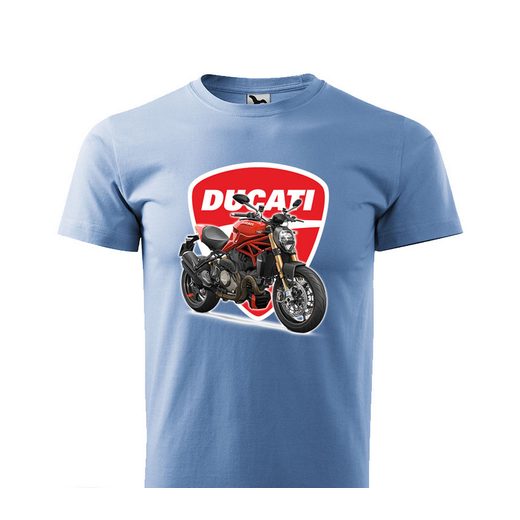PÁNSKÉ TRIKO S MOTIVEM DUCATI 797 MONSTER - DENIM